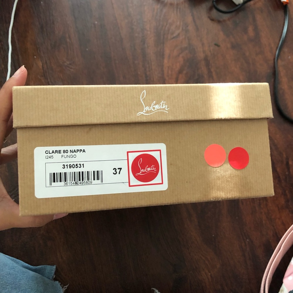 Authentic Christian Louboutin shoe box